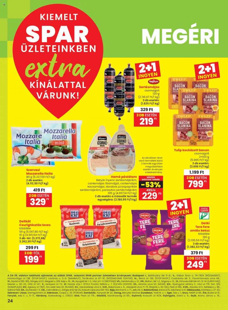 Spar Extra ajánlat! 5 oldal