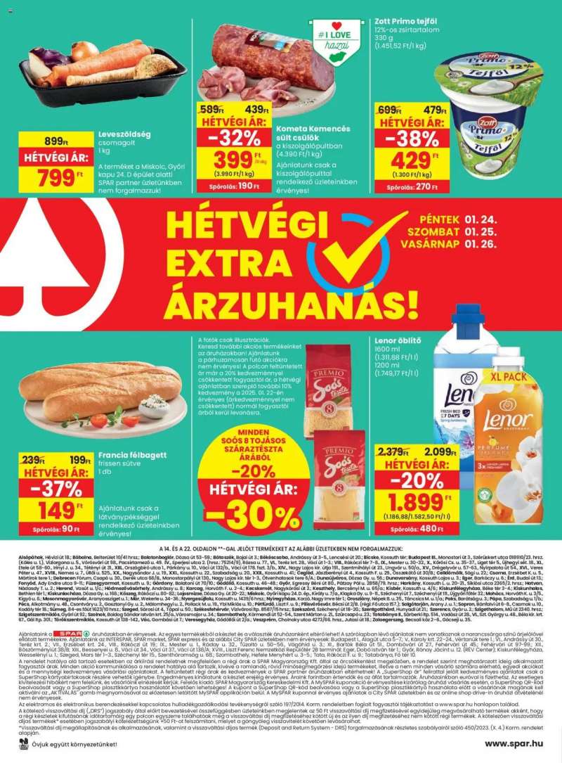 Spar Akciós újság Spar 24 oldal