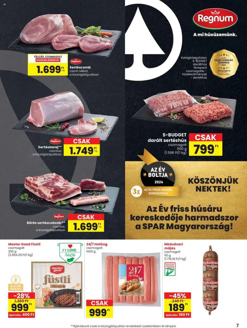 Spar Akciós újság Spar 7 oldal