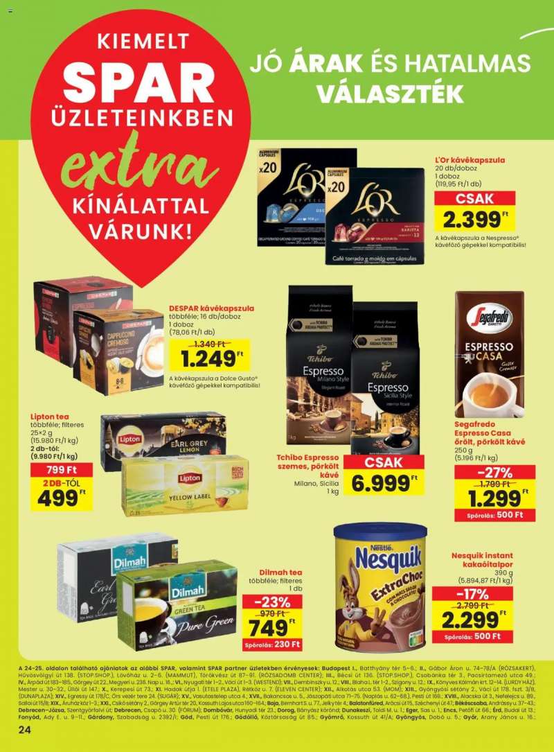 Spar Extra ajánlat! 5 oldal