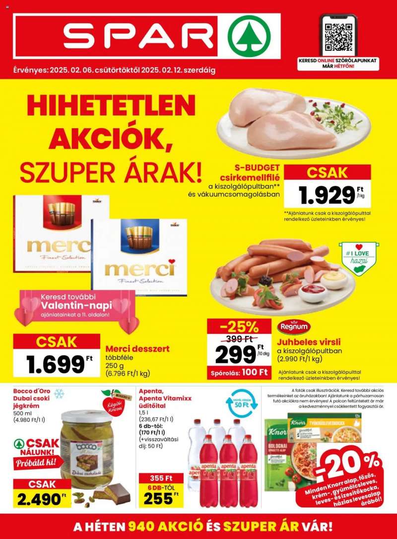 Spar Akciós újság Spar 1 oldal