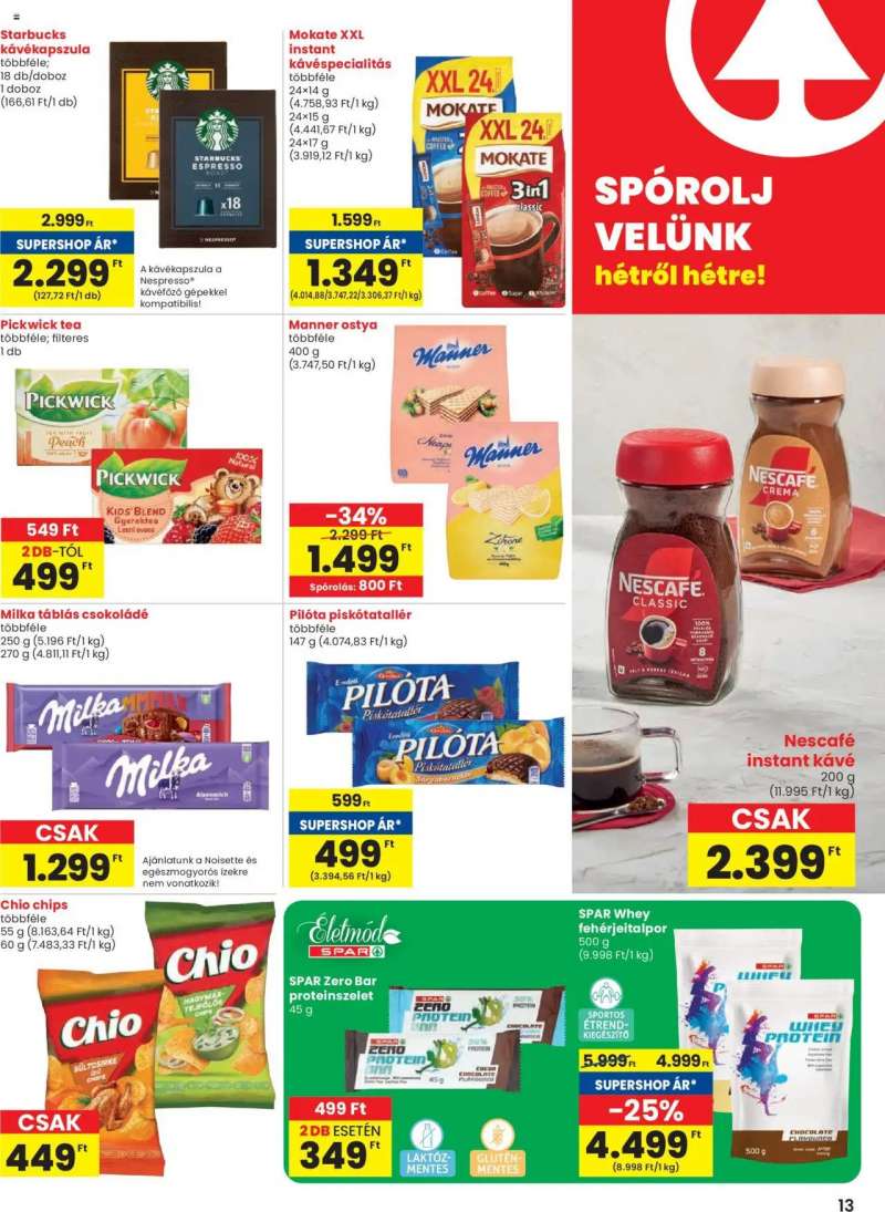 Spar Akciós újság Spar 13 oldal