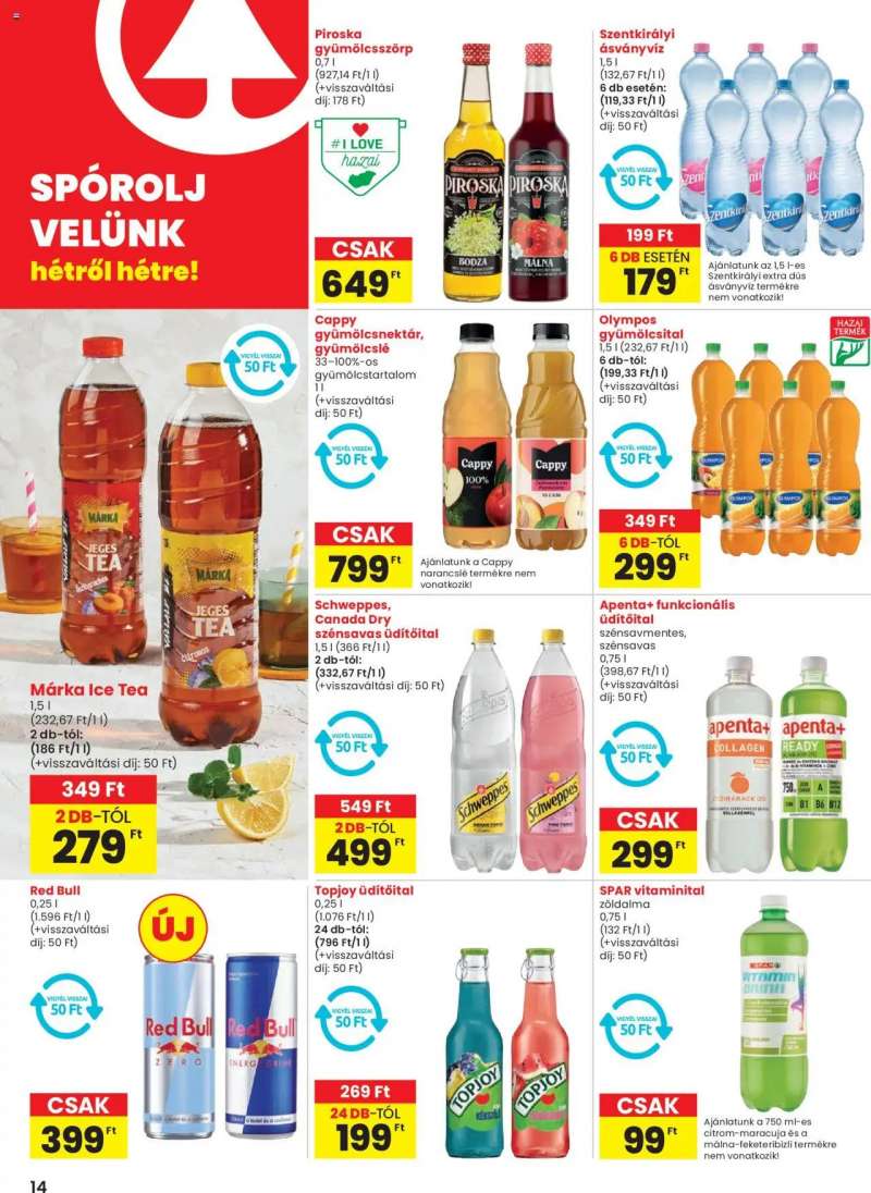 Spar Akciós újság Spar 14 oldal