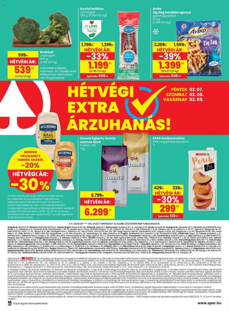 Spar Akciós újság Spar 20 oldal