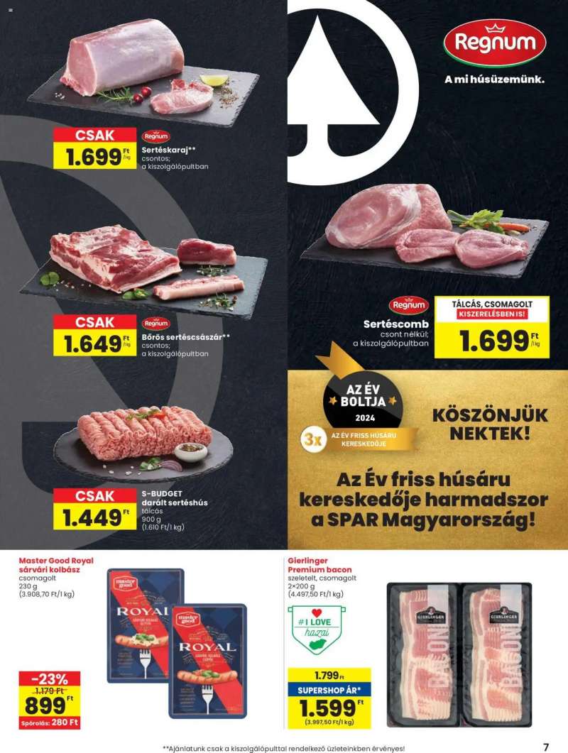 Spar Akciós újság Spar 7 oldal