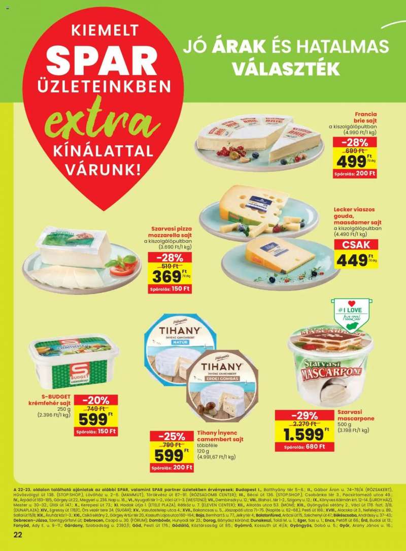 Spar Extra ajánlat! 3 oldal