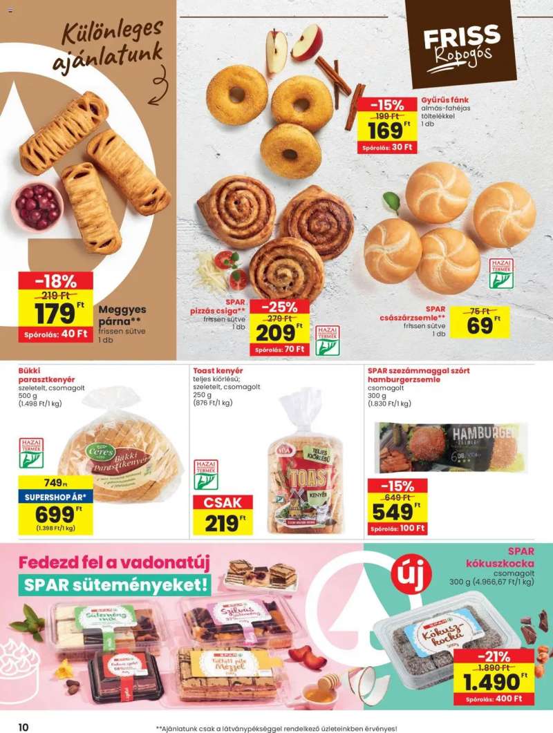 Spar Akciós újság Spar 10 oldal