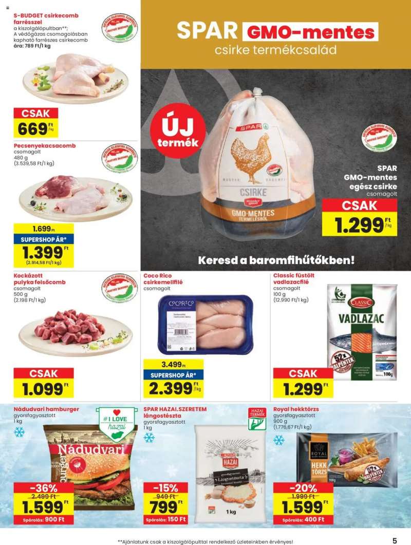 Spar Akciós újság Spar 5 oldal