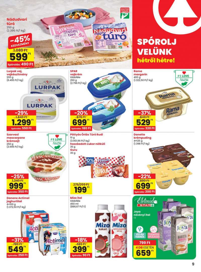 Spar Akciós Újság 9 oldal