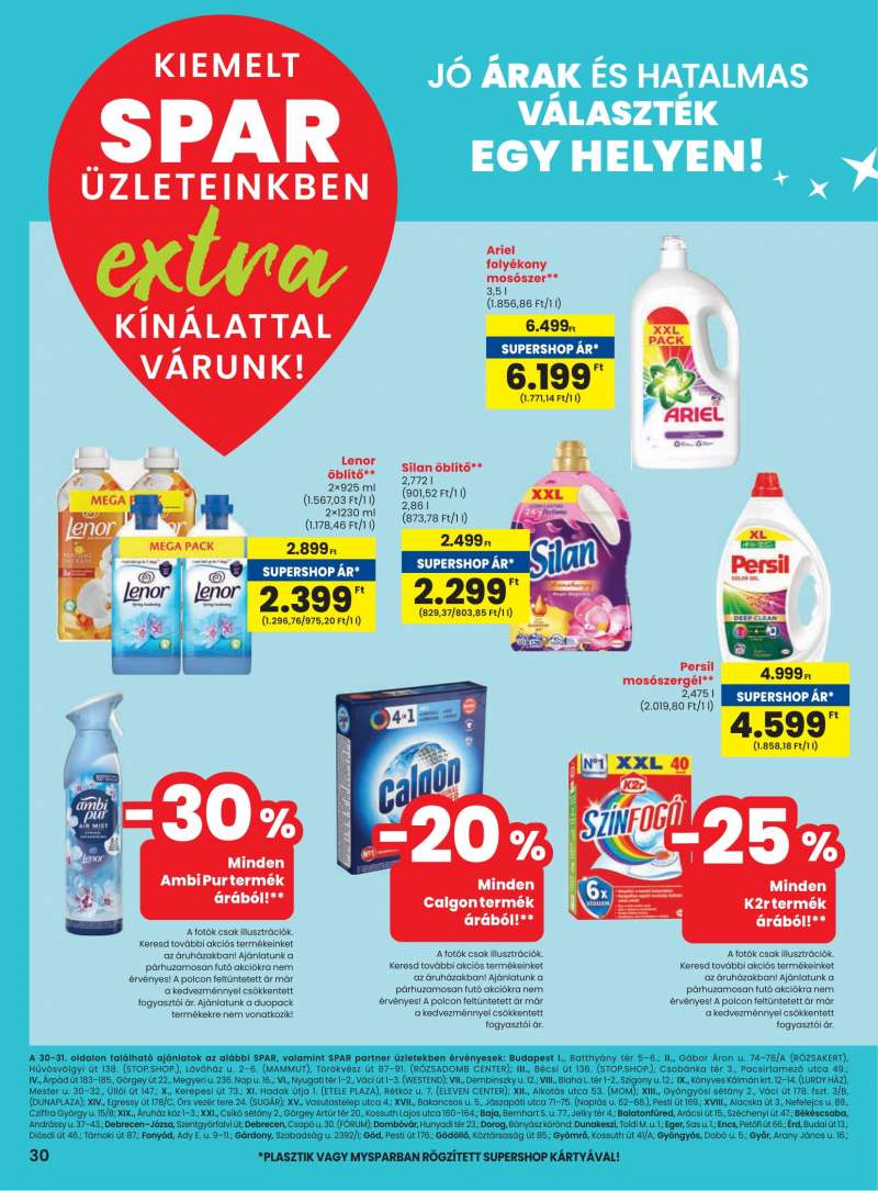 Spar Akciós Újság Extra 7 oldal