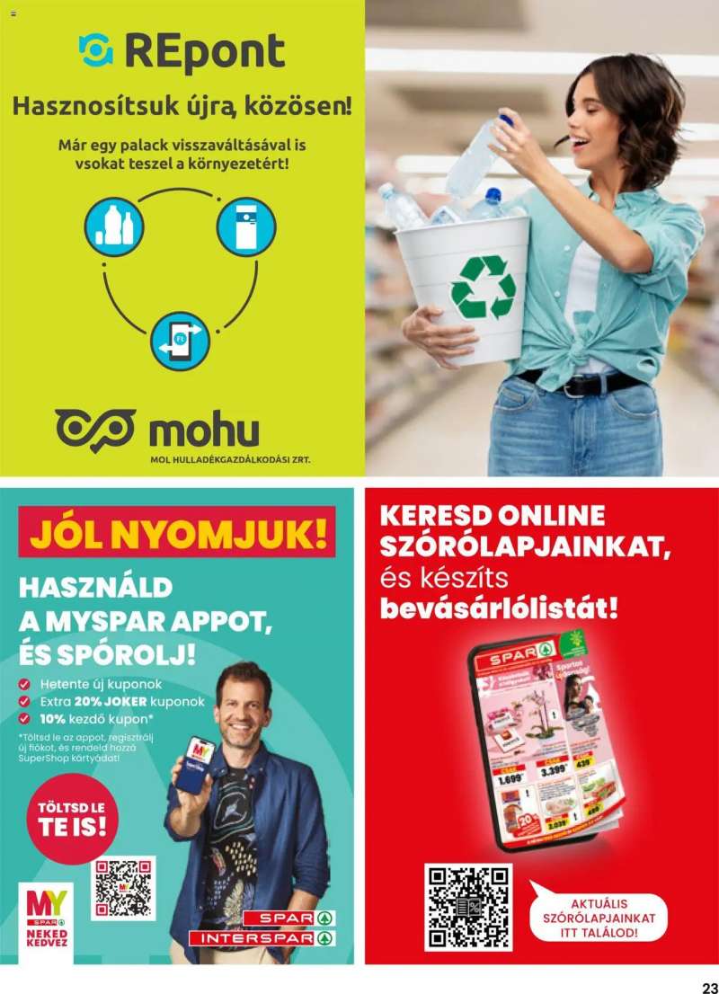 Spar Akciós újság Spar 23 oldal