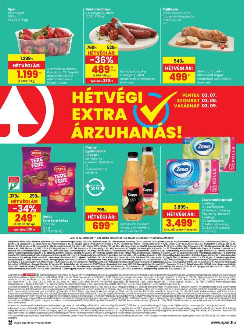 Spar Akciós újság Spar 24 oldal