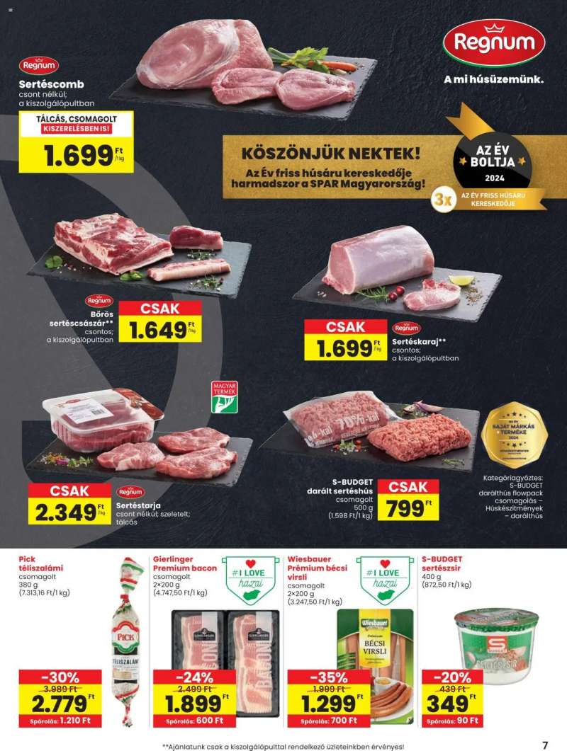 Spar Akciós újság Spar 7 oldal