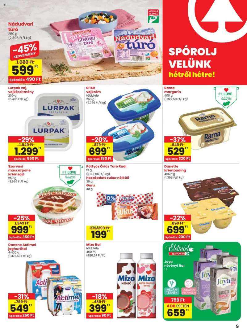 Spar Akciós újság Spar 9 oldal