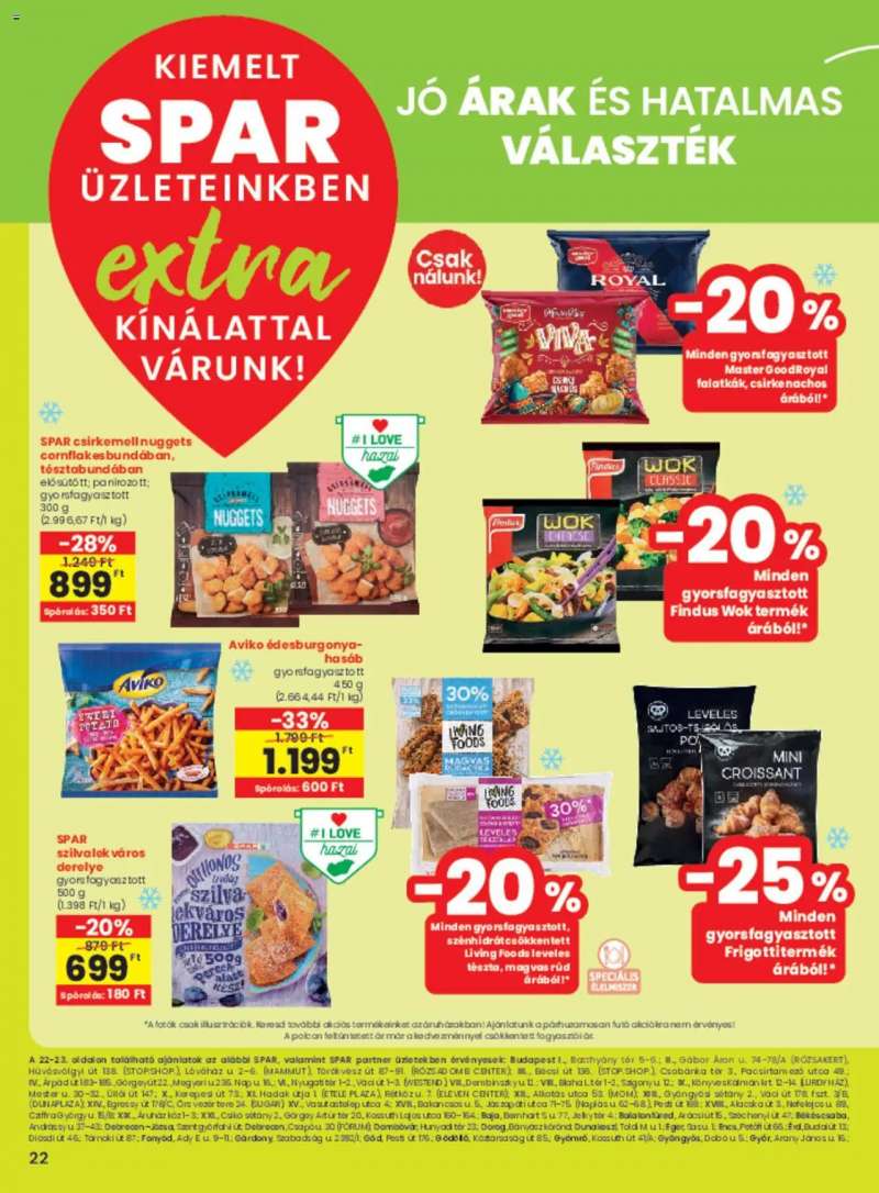 Spar Extra ajánlat! 3 oldal