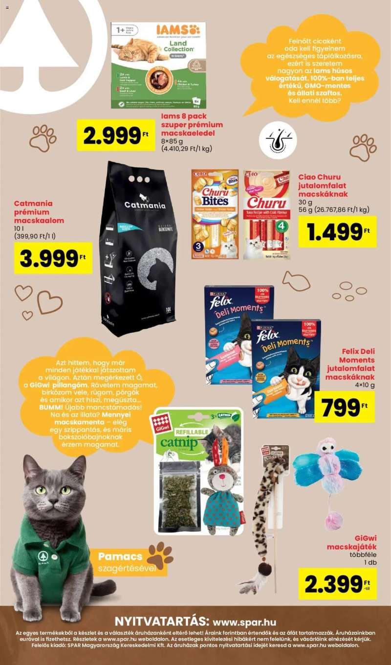 Spar Állateledel katalógus 12 oldal
