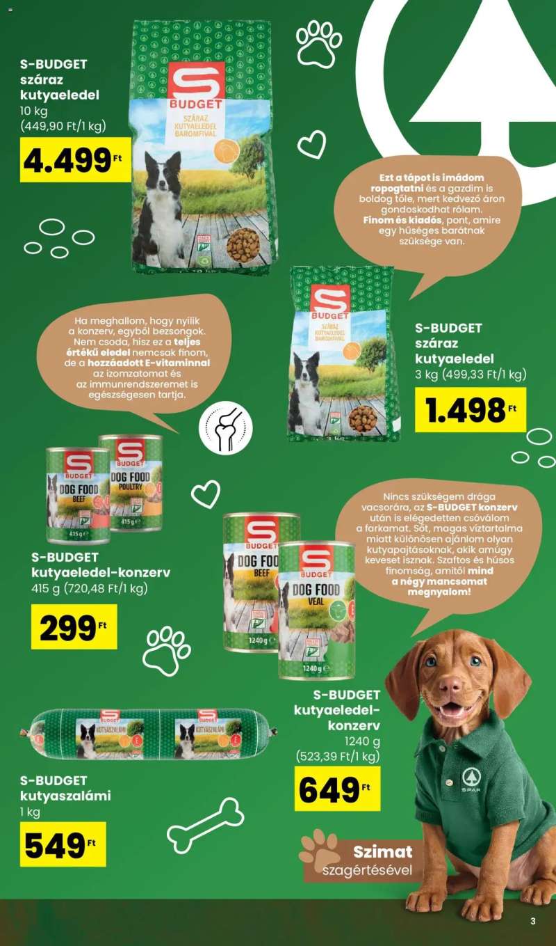 Spar Állateledel katalógus 3 oldal