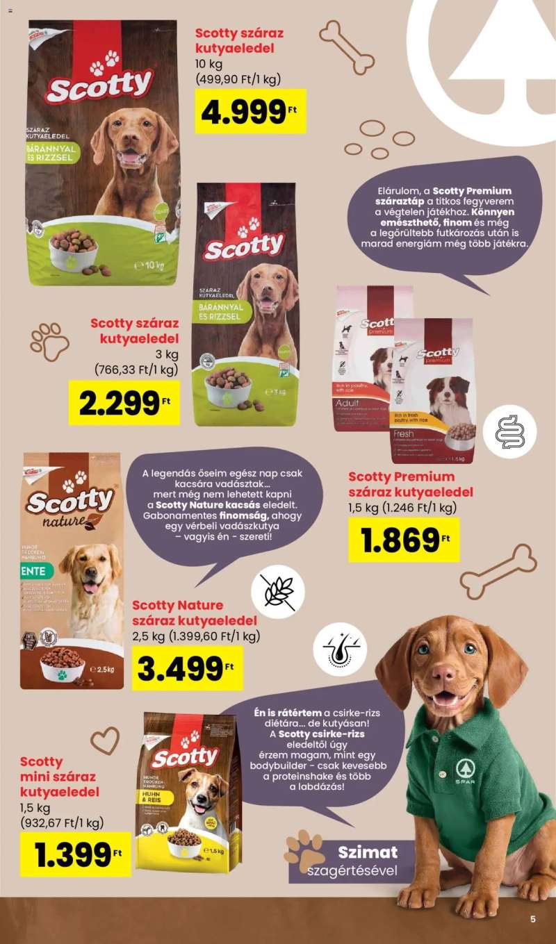 Spar Állateledel katalógus 5 oldal