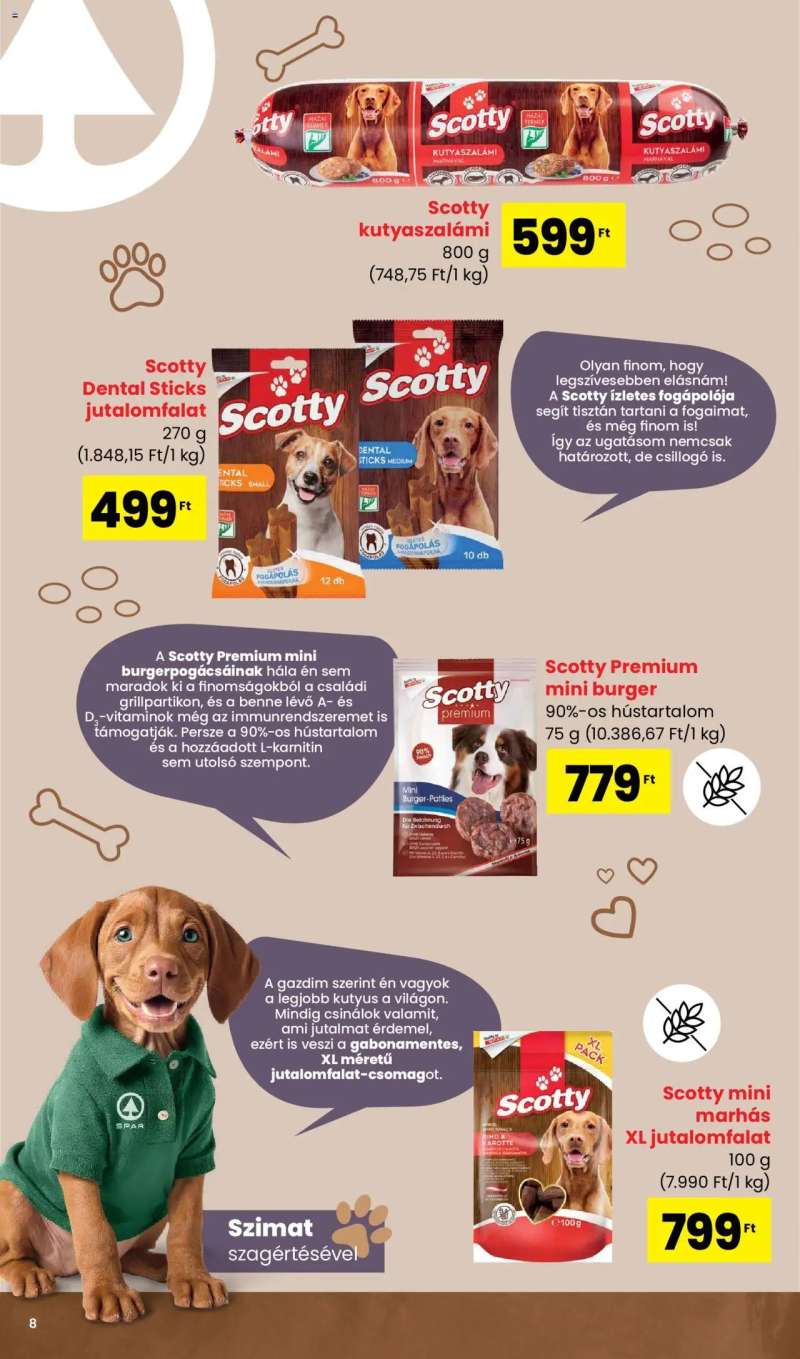 Spar Állateledel katalógus 8 oldal