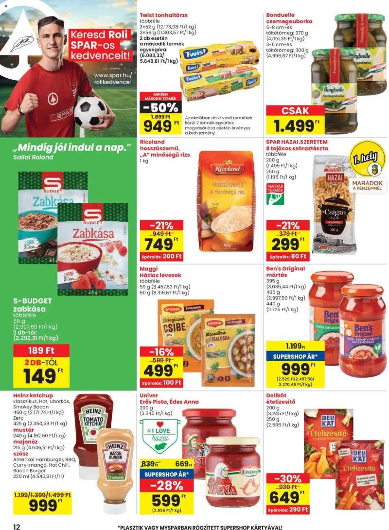 Spar Zalaszentgrót 12 oldal