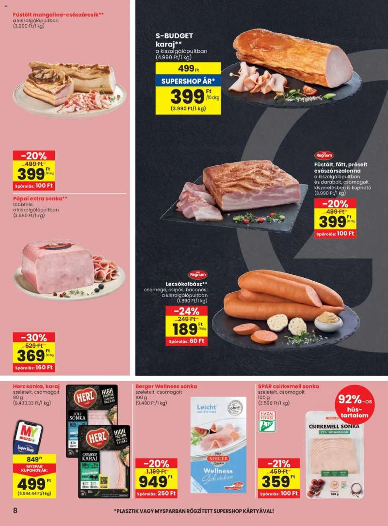 Spar Black Friday 8 oldal