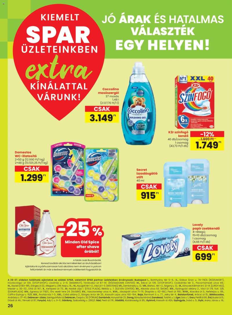 Spar Extra ajánlat 7 oldal