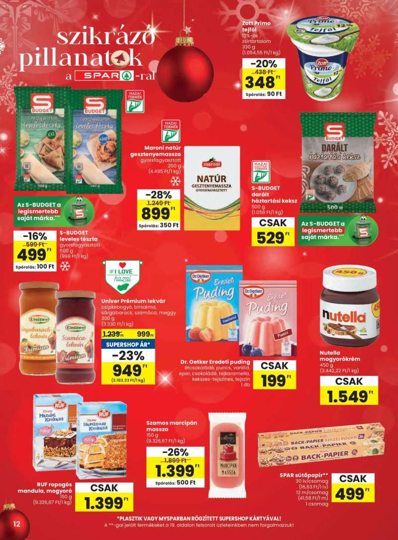 Spar Black Friday 12 oldal