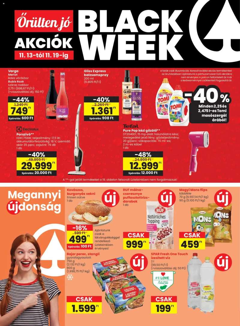 Spar Black Friday 20 oldal
