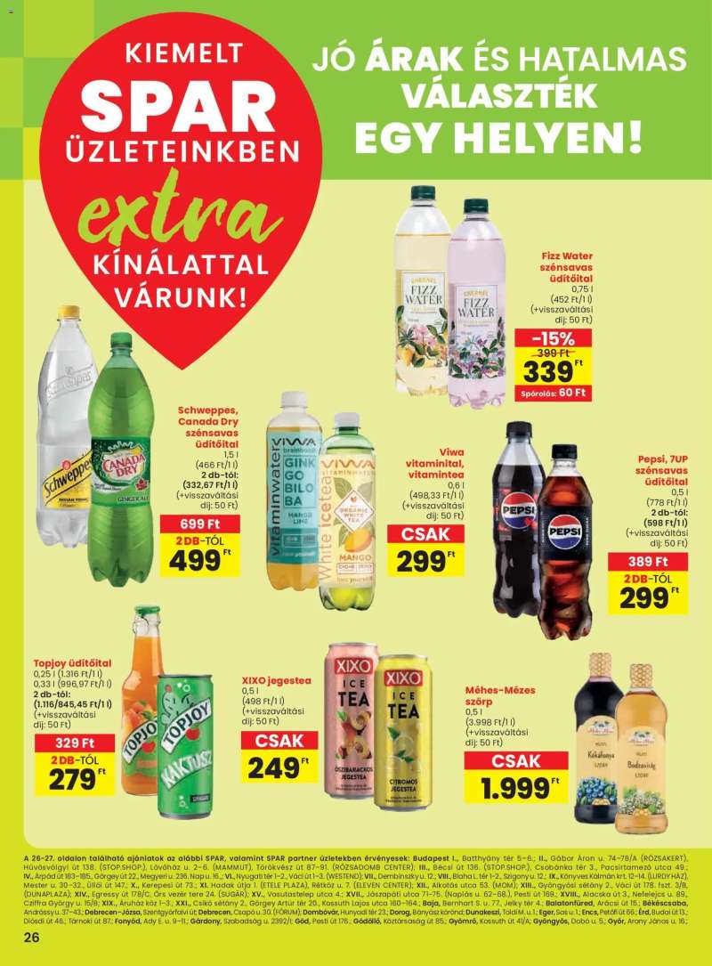 Spar Extra ajánlat 7 oldal