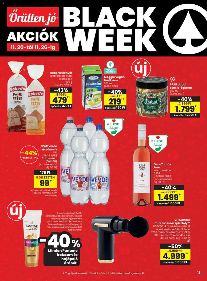 Spar Black Friday 11 oldal