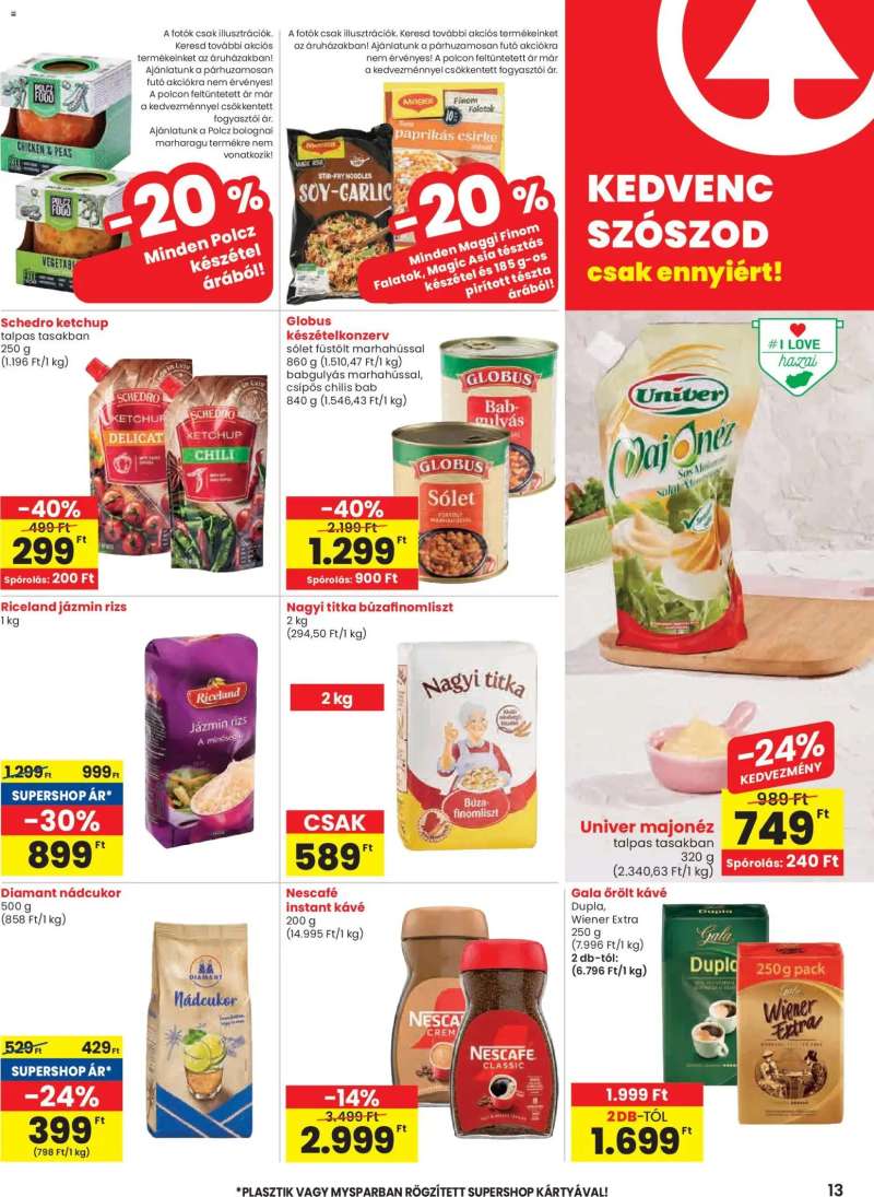 Spar Black Friday 13 oldal