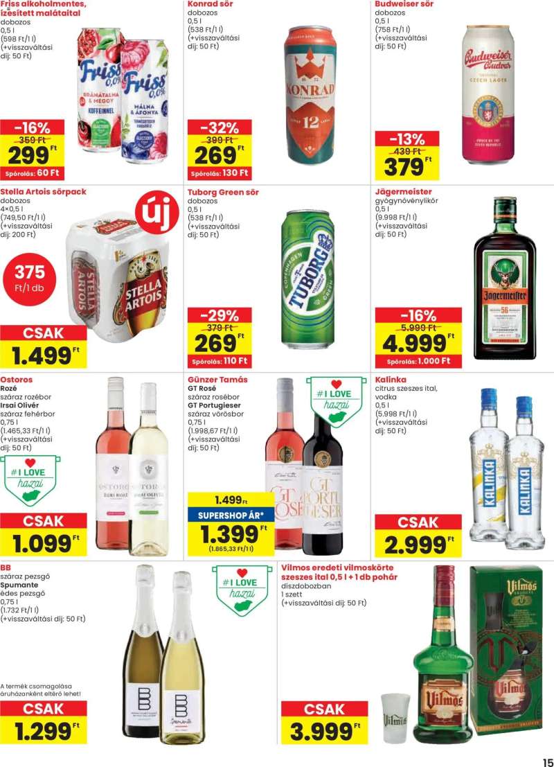 Spar Black Friday 15 oldal