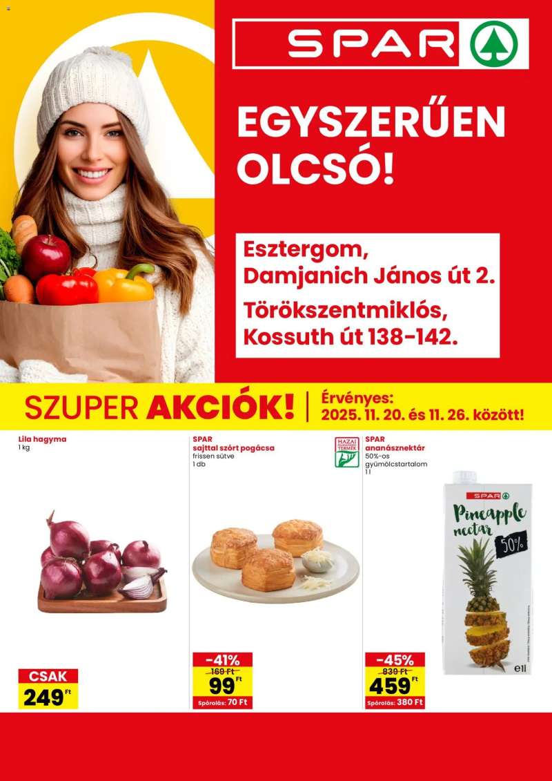 Spar Esztergom, Törökszentmiklós üzlet megújulás 1 oldal