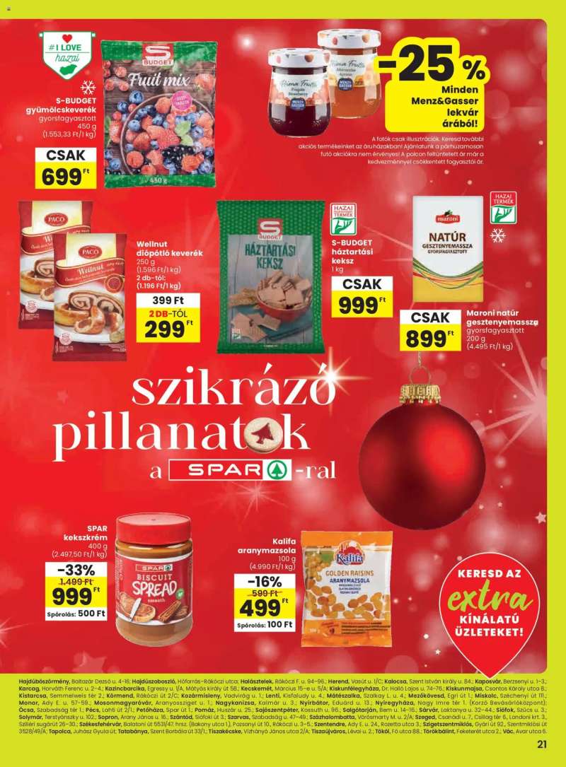 Spar Extra ajánlat 2 oldal