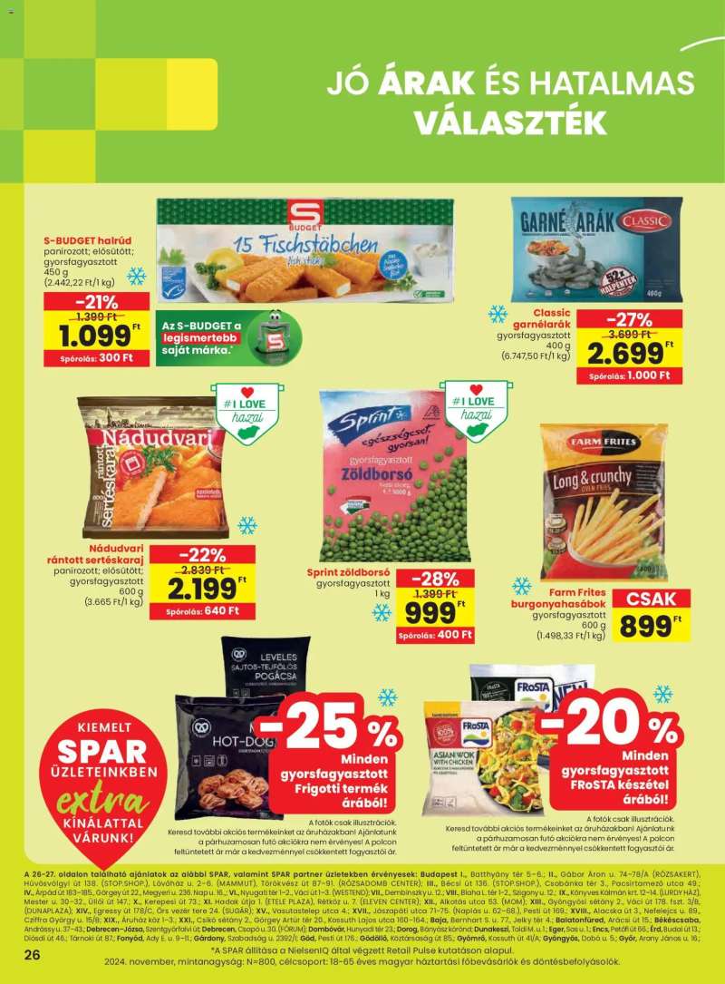 Spar Extra ajánlat 7 oldal