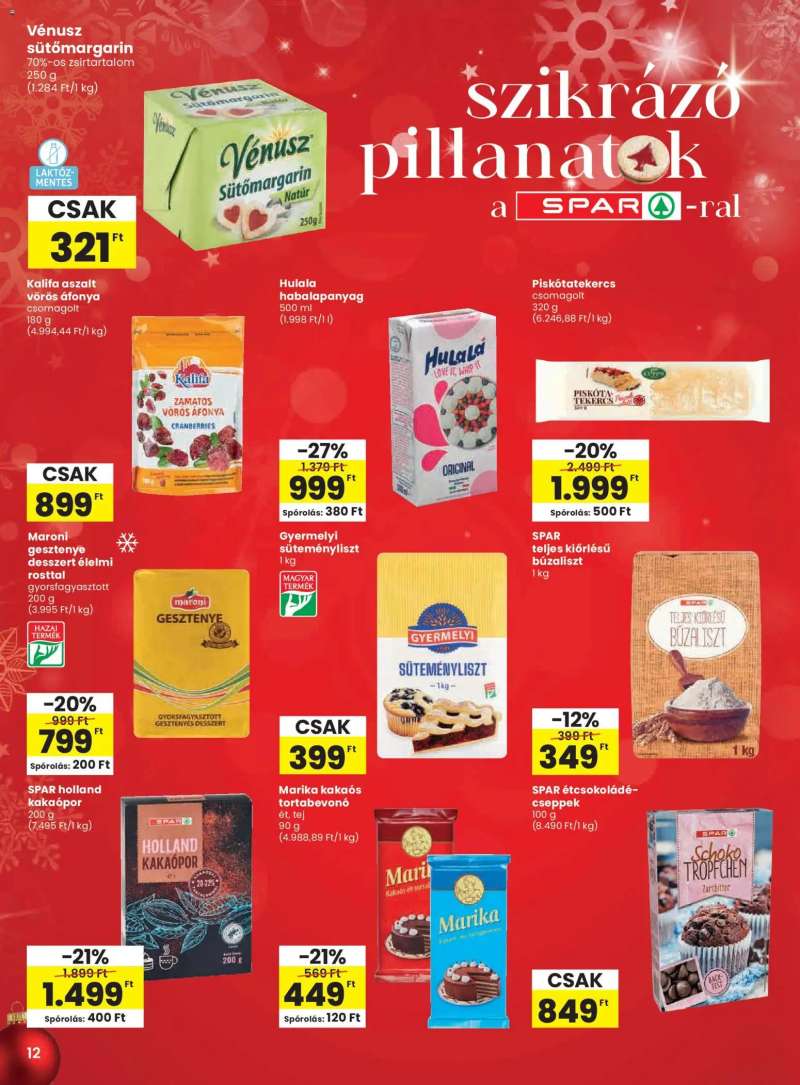 Spar Akciós újság Spar 12 oldal