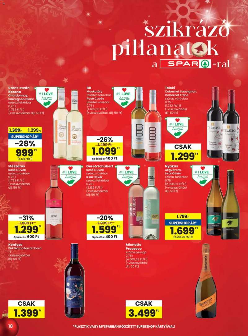 Spar Akciós újság Spar 18 oldal
