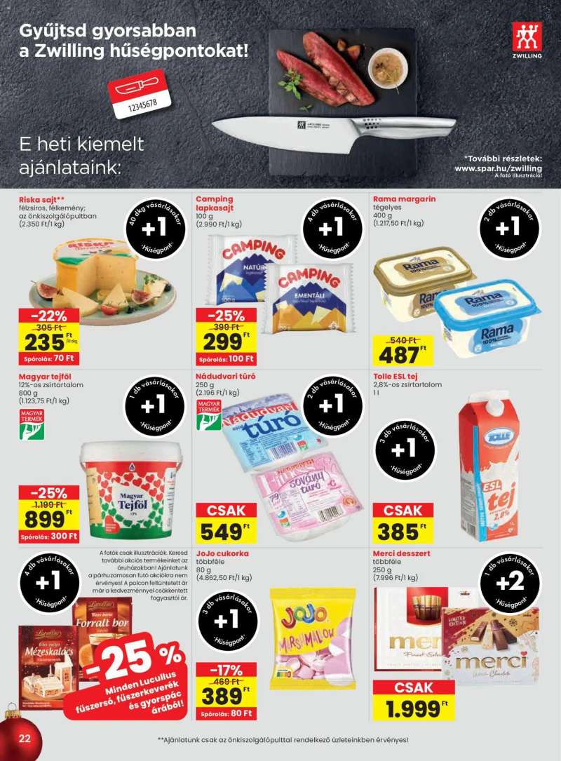 Spar Akciós újság Spar 22 oldal