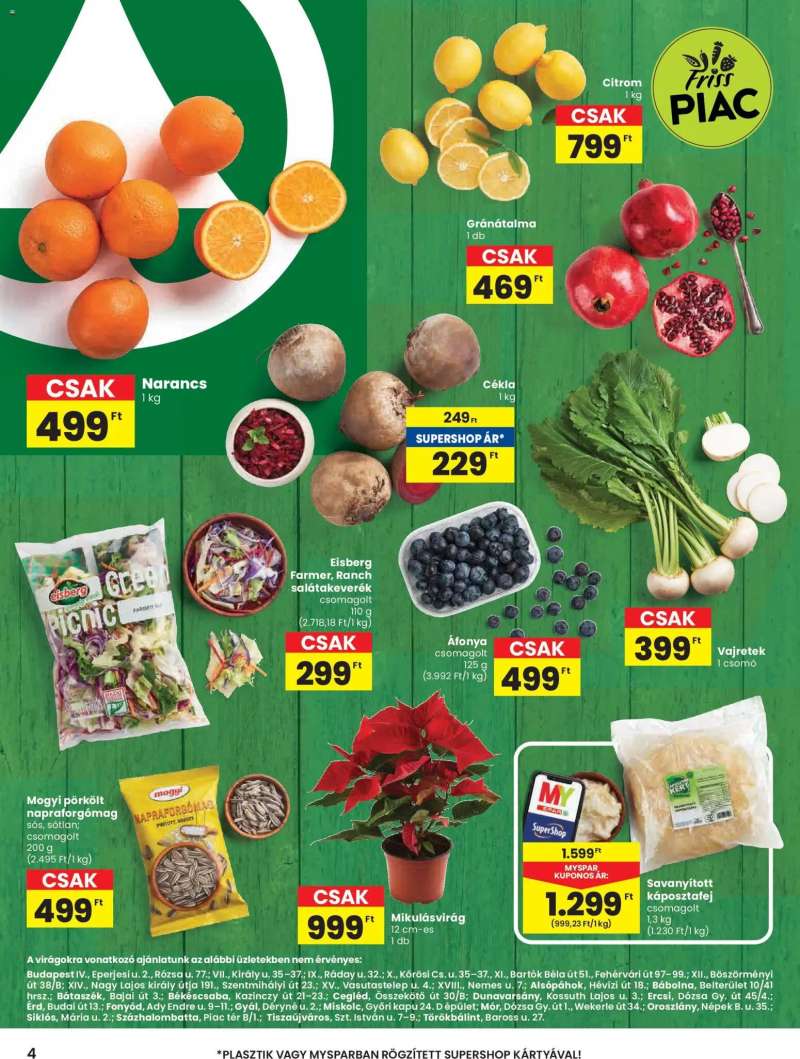 Spar Akciós újság Spar 4 oldal