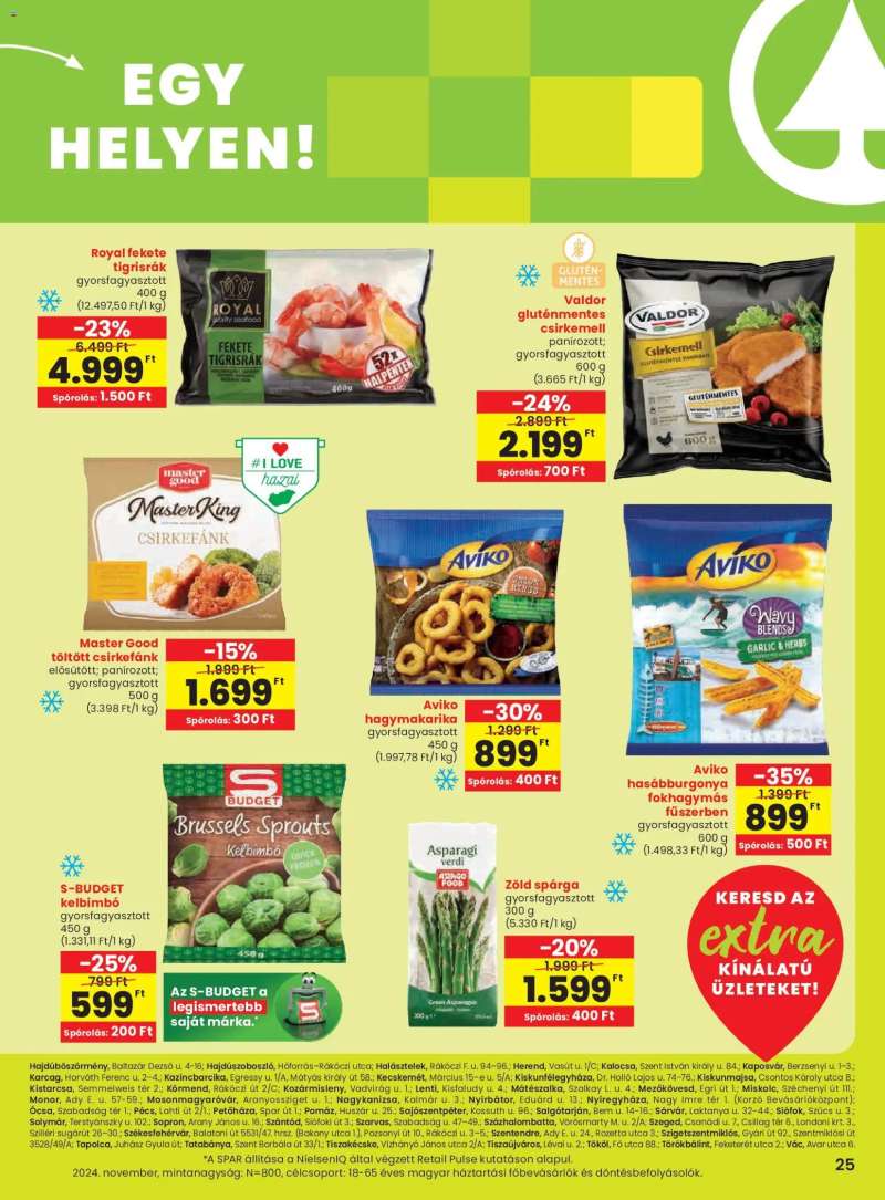 Spar Extra ajánlat 2 oldal