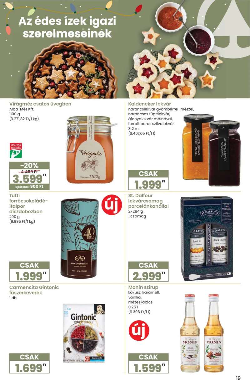 Spar Karácsonyi Ínyenc katalógus 19 oldal
