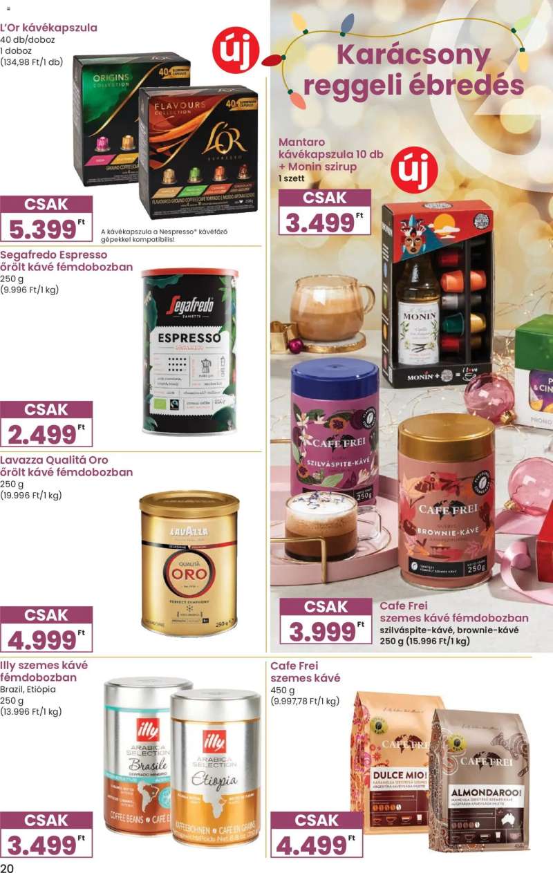 Spar Karácsonyi Ínyenc katalógus 20 oldal