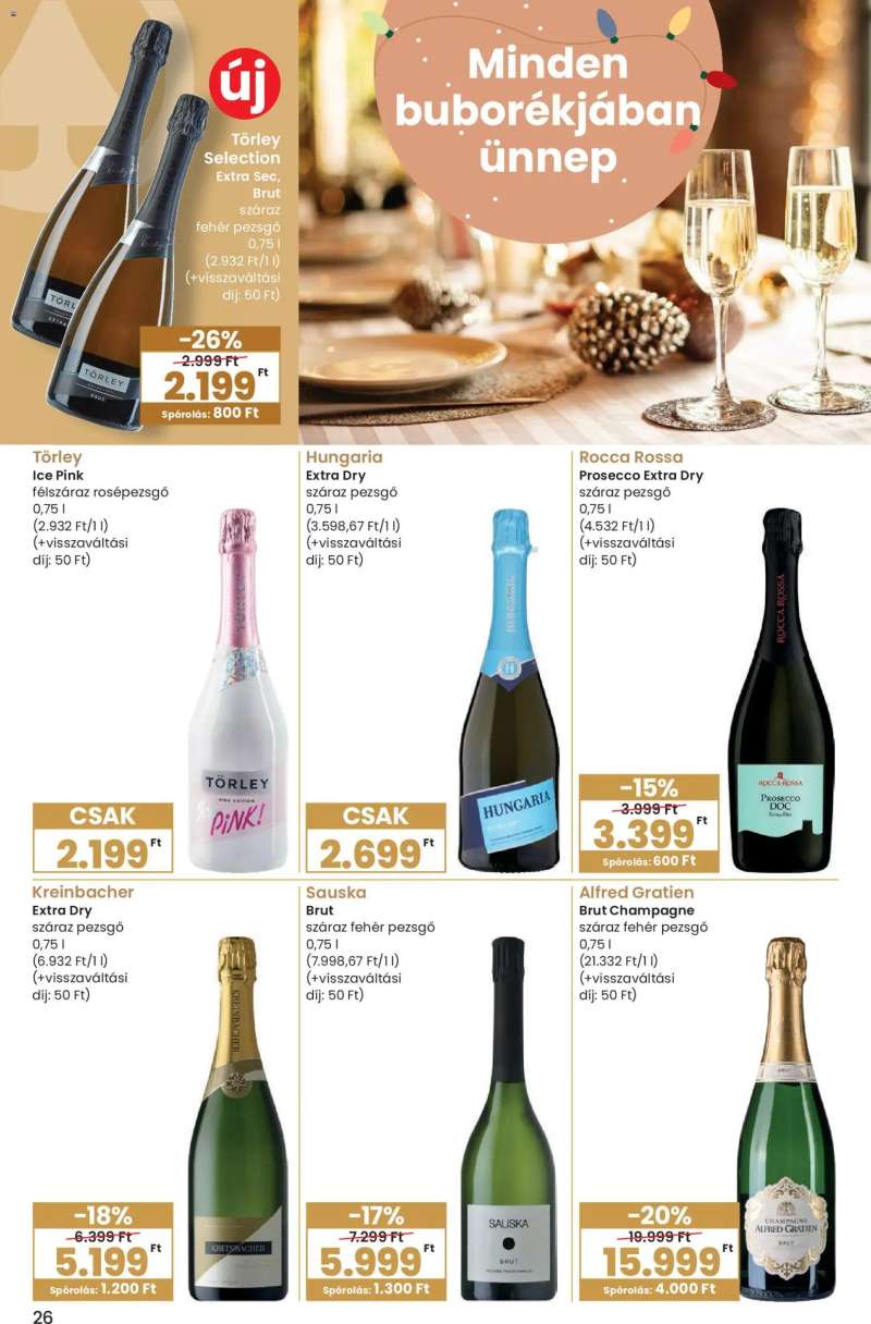 Spar Karácsonyi Ínyenc katalógus 26 oldal