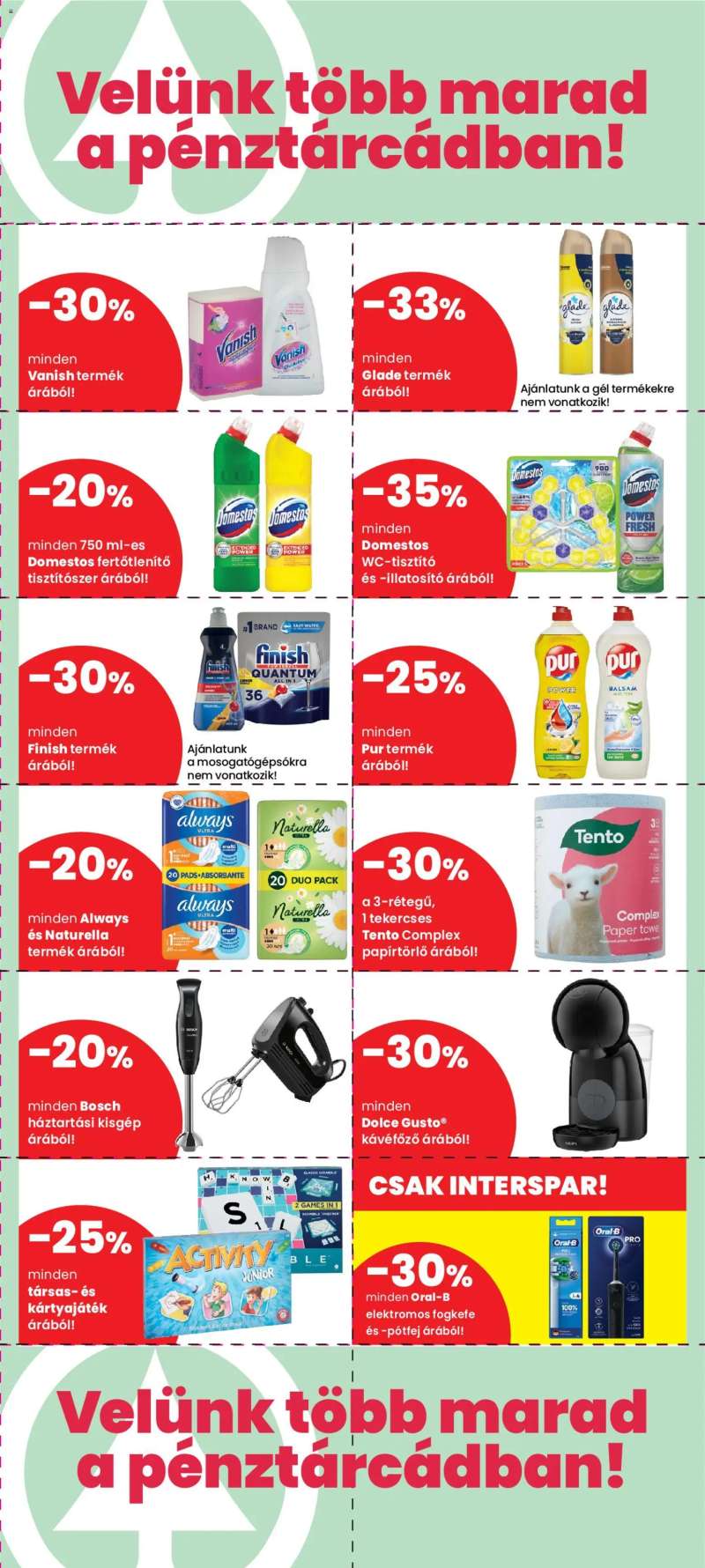 Spar Kupon Kánaán kuponfüzet 4 oldal