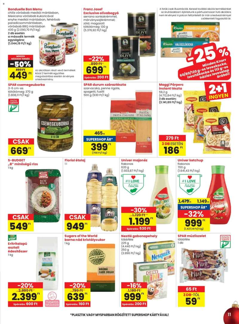 Spar Akciós újság Spar 11 oldal