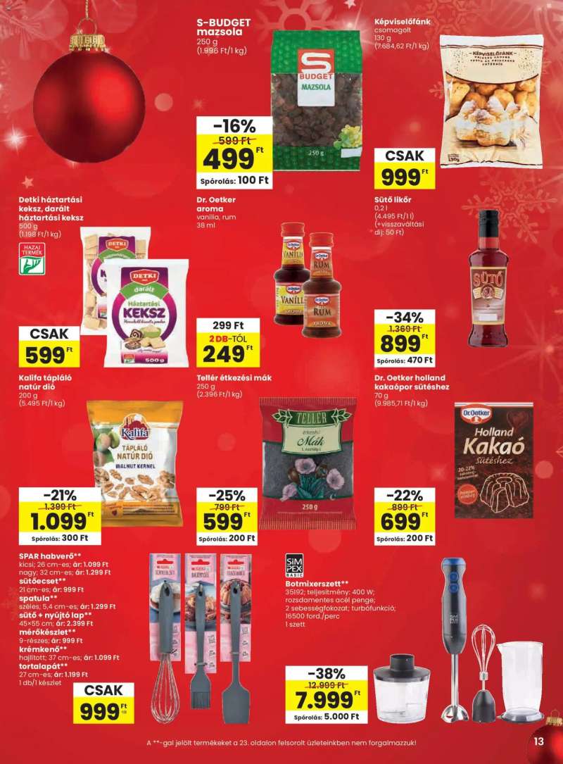 Spar Akciós újság Spar 13 oldal