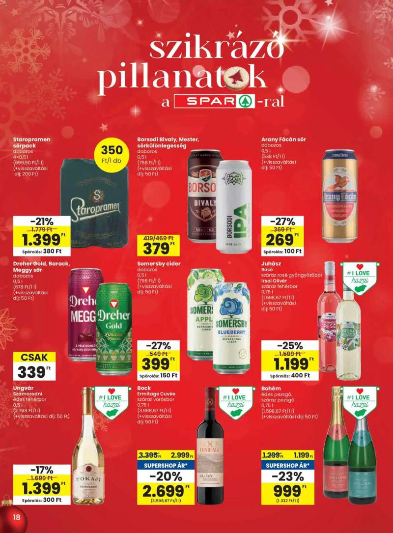 Spar Akciós újság Spar 18 oldal