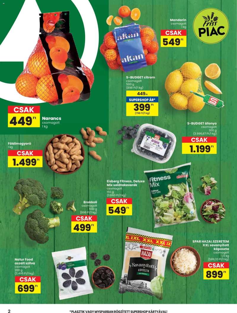 Spar Akciós újság Spar 2 oldal