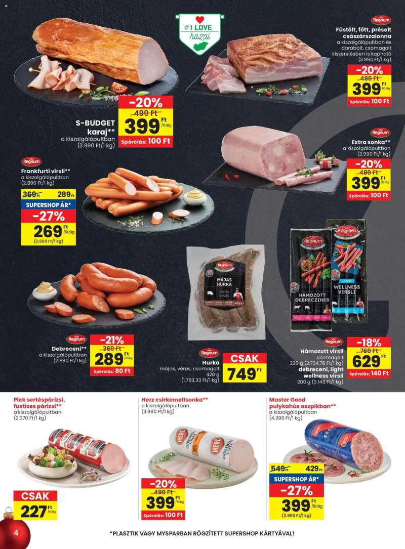 Spar Akciós újság Spar 4 oldal