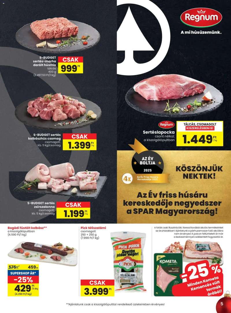 Spar Akciós újság Spar 5 oldal